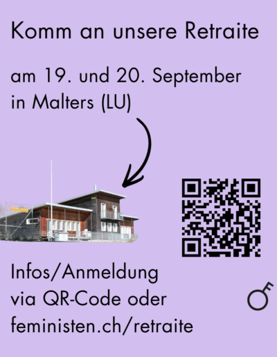 Komm an unsere Retraite am 19. und 20. September in Malters (LU)