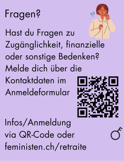 Fragen? Hast du Fragen zu Zugänglichkeit, finanzielle oder sonstige Bedenken? Melde dich über die Kontaktdaten im Anmeldeformular